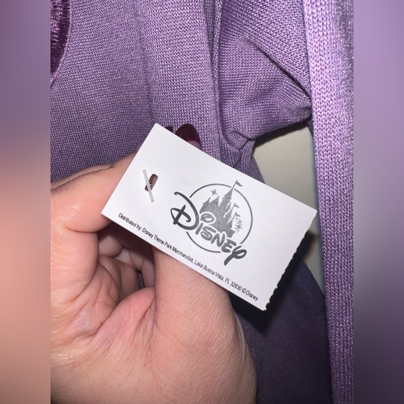 Disney Parks Purple V-Neck Pullover – Youth Small (Fits Adult XS-S) NWT - Picture 6 of 6